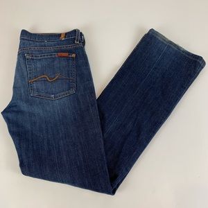 7 for all mankind size 29 bootcut jeans